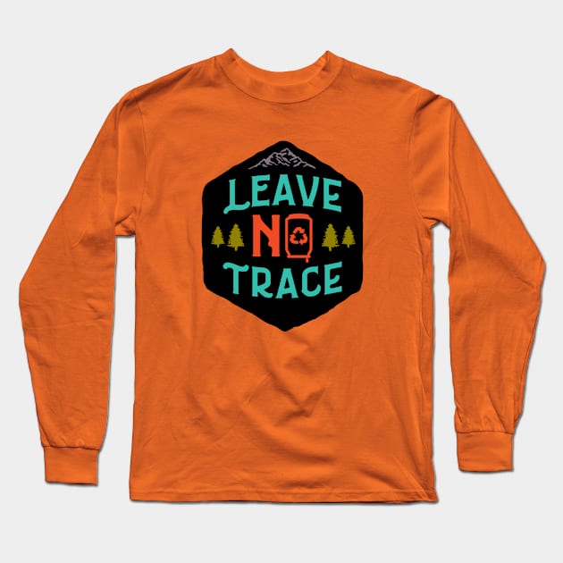 Leave No Trace Long Sleeve T-Shirt by Wild for Beer